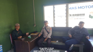 Polsek Asemrowo Lakukan Patroli di Pergudangan Tambak Langon Antisipasi Kerawanan 3C