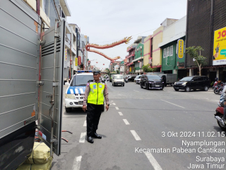 Polsek Pabean Cantikan Laksanakan Patroli Harkamtibmas untuk Antisipasi 3C dan Keamanan Lalu Lintas