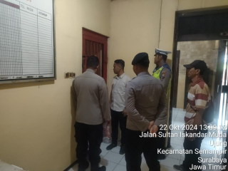 Polsek Semampir Lakukan Pemeriksaan Ruang Tahanan Antisipasi Kesehatan dan Keamanan