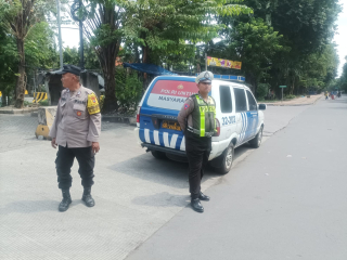 Patroli Keamanan, Polsek Pabean Cantikan Antisipasi 3C dan Kemacetan