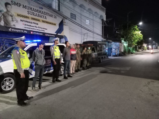 Patroli Gabungan Cegah Tawuran dan 3C di Bulaksari, Situasi Aman Terkendali