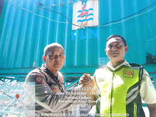 Personel Polsek Asemrowo Laksanakan Patroli Dialogis di PLN Tambak Langon