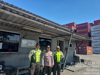 Patroli Kamtibmas di Depo Temas, Polsek Asemrowo Antisipasi Kerawanan 3C