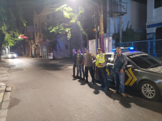 Polsek Pabean Cantikan Gelar Patroli Dini Hari Antisipasi 3C dan Tawuran di Jalan Karet