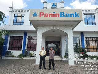 Patroli Personil Polsek Asemrowo di Objek Vital PLN Tambak Langon, Antisipasi Gangguan Kamtibmas dan 3C