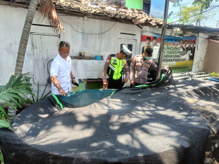 Polsek Semampir Laksanakan Patroli Harkamtibmas dan Pemantauan Program Ketahanan Pangan di Kampung Tangguh Sidotopo