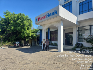 Personel Polsek Asemrowo Laksanakan Patroli Pemantauan Objek Vital Panin Bank Tambak Langon