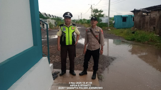 Polsek Asemrowo Laksanakan Patroli Pemantauan Objek Vital di Gudang PLN Tambak Langon