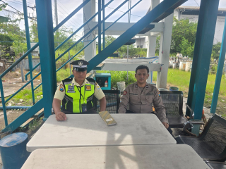 Personil Polsek Asemrowo Laksanakan Patroli Pemantauan Objek Vital Pln Tambak Langon