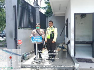 Patroli Dialogis Polsek Asemrowo Perkuat Sinergi Dengan Petugas Keamanan Dalam Antisipasi Gangguan Kamtibmas Di Kawasan Margomulyo