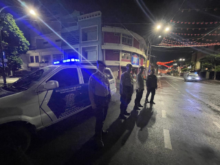 Patroli Harkamtibmas Polsek Pabean Cantikan Intensifkan Pengamanan Wilayah Jalan Kembang Jepun Antisipasi Aksi 3C dan Kejahatan Lainnya