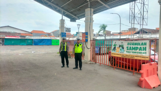 Personil Polsek Semampir Melaksanakan Patroli Harkamtibmas Di Terminal Bus Ampel
