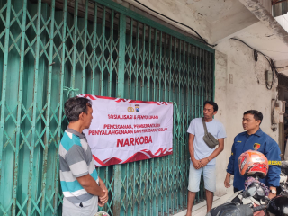 Penyuluhan Bahaya Narkoba Polsek Pabean Cantikan Sasar Warga Jalan Waspada